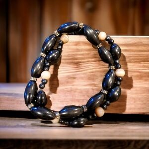 2 Black magnetic bracelets